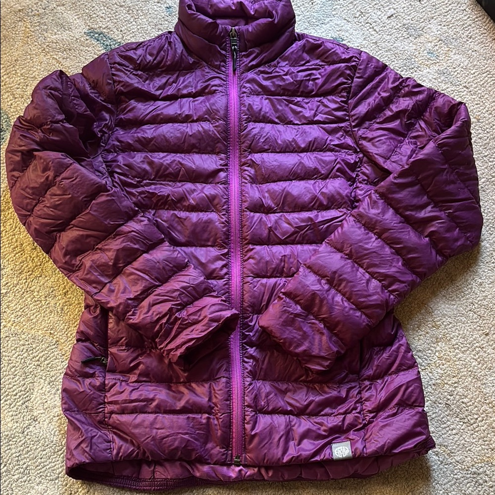 Women's Lightweight Puffer Jacket - Purple